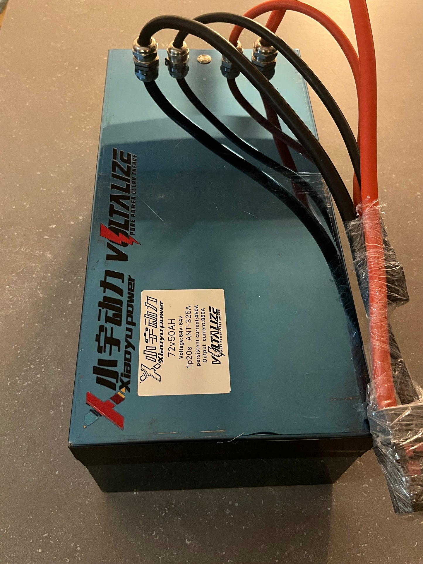 72v 50ah BMS325a 850a Peak Lithium Ion Battery for E-Moto & E-Bike