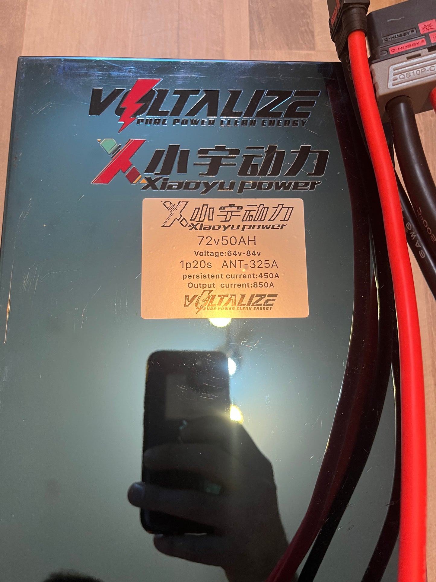 72v 50ah BMS325a 850a Peak Lithium Ion Battery for E-Moto & E-Bike
