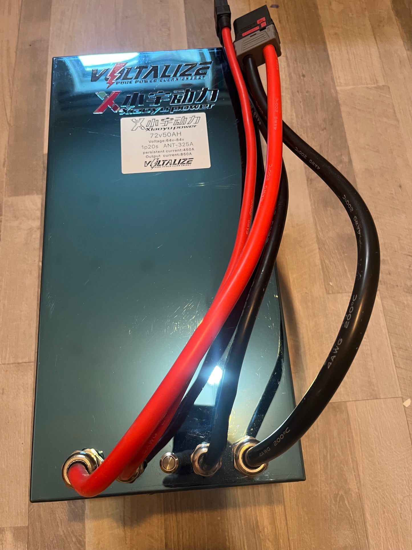 72v 50ah BMS325a 850a Peak Lithium Ion Battery for E-Moto & E-Bike